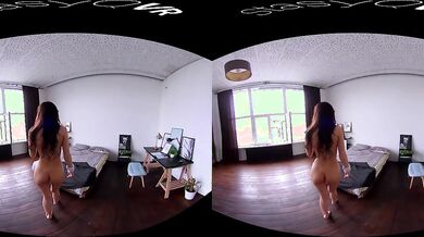 Stunning Russian Brunette Teases and Tempts in Exclusive Virtual Reality Experience / Mature VRTube