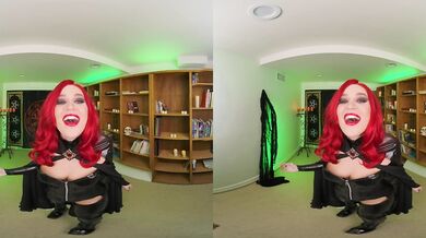 Sexy Redhead Dominates in Gothic Dungeon Fantasy VR /Mature Vr Tube