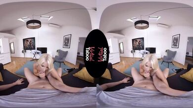 Naughty Blonde MILF Gets Wet and Wild: Morning Cock Worship in VR - Only on Mature VR Tube