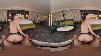 Big-Titted Latina Bitch Bounces Her Ass Wildly on His Fat Cock – Only on Mature Vr Tube!