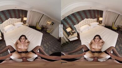 Big-Titted Latina Bitch Bounces Her Ass Wildly on His Fat Cock – Only on Mature Vr Tube!