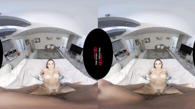 Brunette Beauty Worships and Sucks with Slutty Passion / MatureVRTube