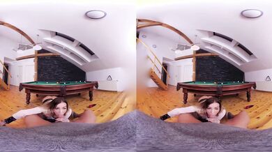 Sexy Pool Table Queen Takes a Hard Cock and Pool of Cum in Her Pussy /MatureVRTube