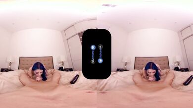 Blue-Haired Nymph Rides Hard and Deep - Only on MatureVRTube