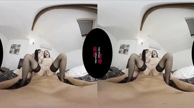 Sperm-Loving Sluts Suck and Swallow Together - Only on MatureVRTube