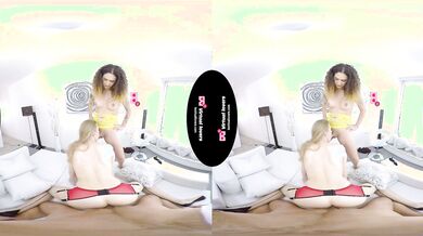 TSVirtuallovers - Guy pays 2 Shemales to fuck him