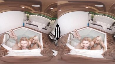 Triple Mature Seduction in a Steamy Poolside Encounter - Only on MatureVRTube