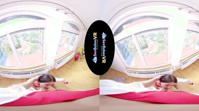 Screaming Like a Christmas Pig: Naughty Brunette in Holiday Action! Exclusively on MatureVRTube