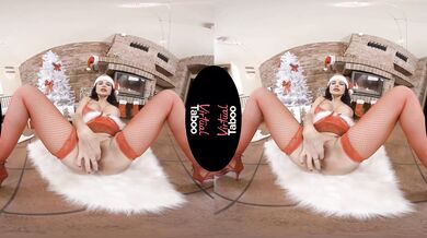 Santa’s Naughty Russian Helper Shows Off Her New Boobs for Christmas – Exclusively on MatureVRTube
