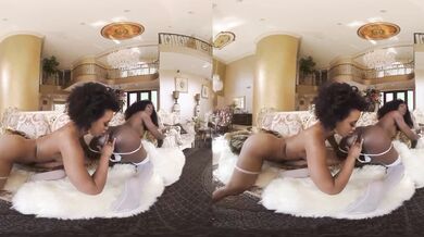 Decadent Chocolate Lesbian Orgy in Lavish Setting – Exclusively on MatureVRTube