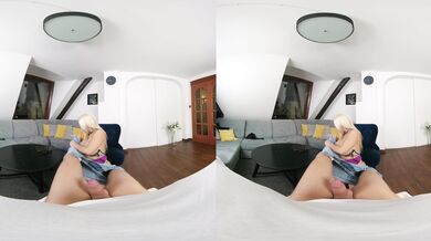 Prime 4K+ Busty Blonde Delivers an Intimate POV Experience – Exclusively on MatureVRTube  Test  1