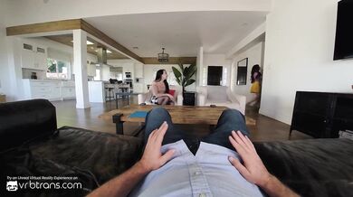 VRB Trans Kasey Kei wants to be your naughty babysitter VR Porn